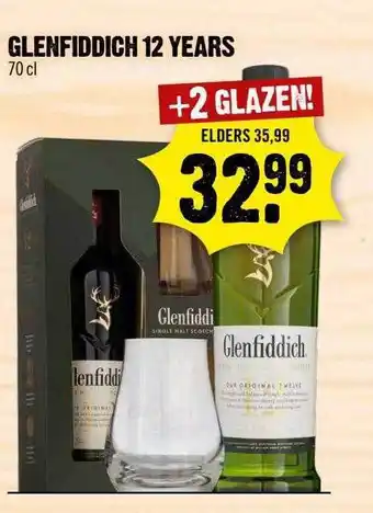 Dirck 3 Glenfiddich 12 years aanbieding