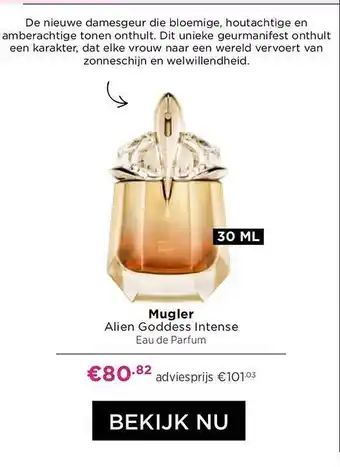 ICI Paris XL Mugler alien goddess intense eau de parfum aanbieding