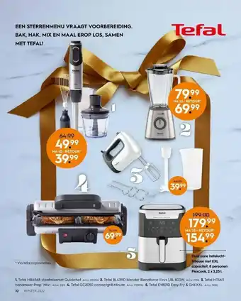 Blokker Tefal aanbieding