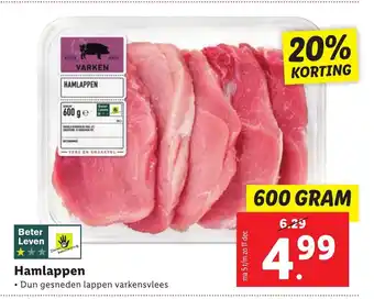 Lidl Hamlappen 600g aanbieding