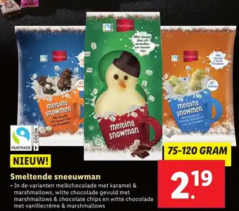 Lidl Smeltende sneeuwman 75-120g aanbieding