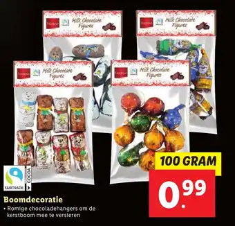 Lidl Boomdecoratie 100g aanbieding