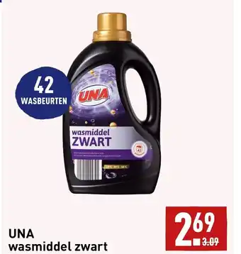 ALDI Una wasmiddel zwart aanbieding