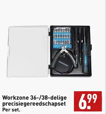 ALDI Workzone 36-/38-delige precisiegereedschapset per set aanbieding