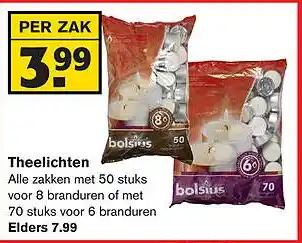 Hoogvliet Theelichten aanbieding