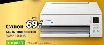 Expert Canon All-in-one printer PIXMA TS5351A aanbieding