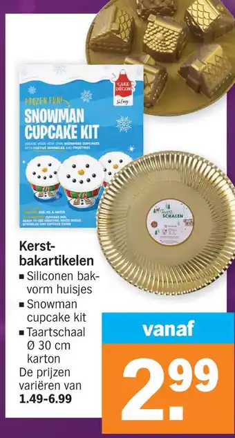 Albert Heijn Kerst-bakartikelen aanbieding