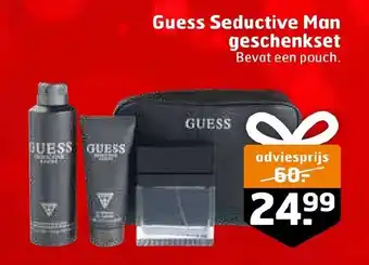 Trekpleister Guess Seductive Man geschenkset aanbieding