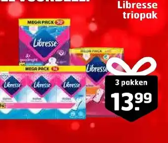 Trekpleister Libresse triopak aanbieding