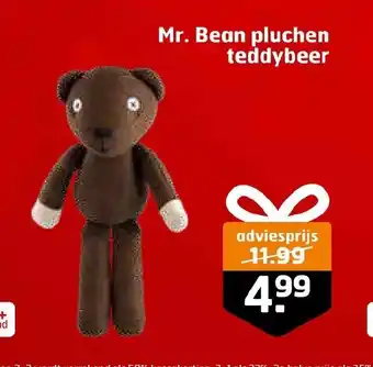 Trekpleister Mr. Bean pluchen teddybeer aanbieding