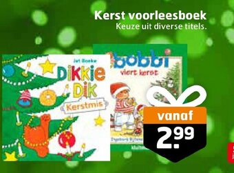 Trekpleister Kerst voorleesboek aanbieding