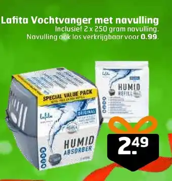 Trekpleister Lafita Vochtvanger met navulling 2 x 250 gram aanbieding