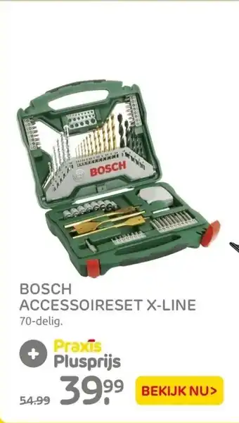 Praxis Bosch accessoireset x-line 70-delig aanbieding