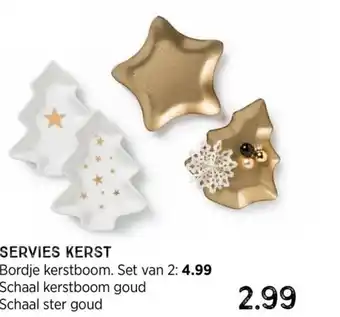 Xenos Servies kerst aanbieding