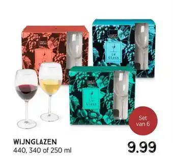 Xenos Wijnglazen 250ml aanbieding