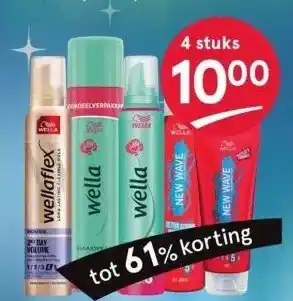 Etos Wella, wellaflex en new wave aanbieding