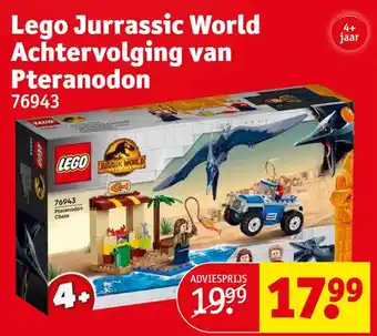 Kruidvat Lego jurrassic world achtervolging van pteranodon aanbieding