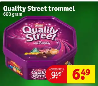 Kruidvat Quality street trommel aanbieding