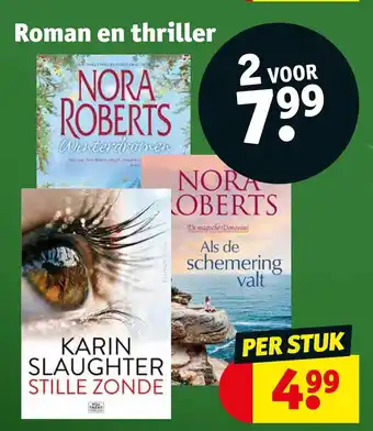 Kruidvat Roman en thriller aanbieding