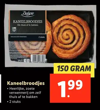 Lidl Kaneelbroodjes aanbieding