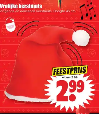 Dirk Vrolijke kerstmuts aanbieding