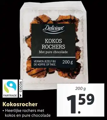 Lidl Kokosrocher aanbieding