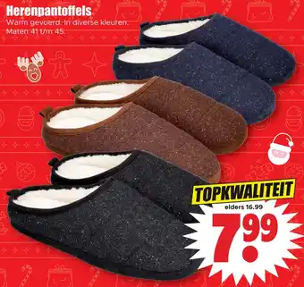 Dirk Herenpantoffels aanbieding