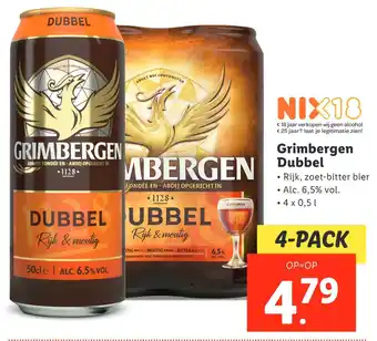 Lidl Grimbergen dubbel aanbieding