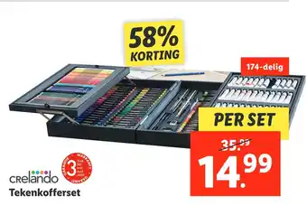 Lidl Tekenkofferset aanbieding