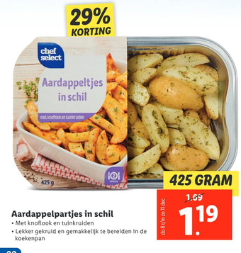 Lidl Aardappelpartjes in schil aanbieding