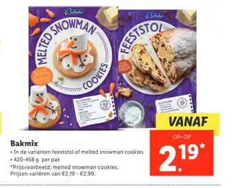 Lidl Bakmix aanbieding