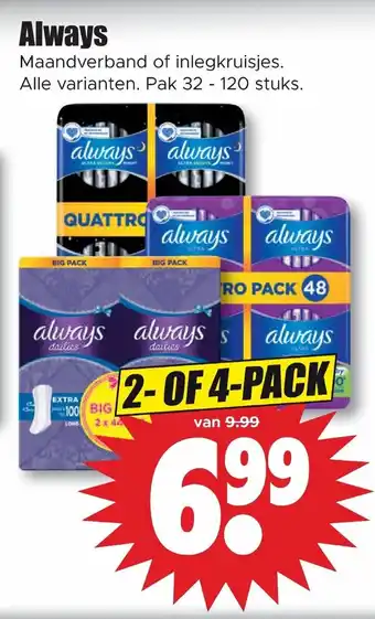 Dirk Always 2-of-4 pack aanbieding