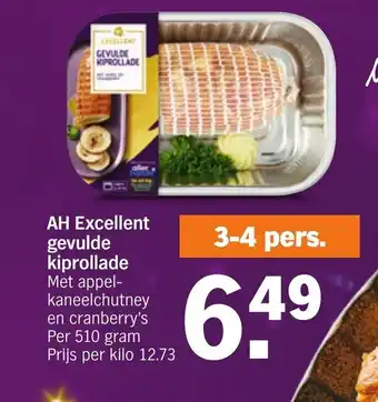 Albert Heijn AH Excellent gevulde kiprollade aanbieding