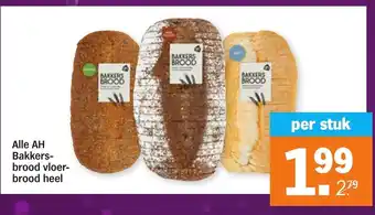 Albert Heijn Alle AH Bakkers-brood vloer brood heel aanbieding