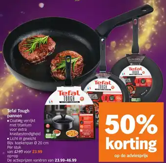 Albert Heijn Tefal Tough pannen aanbieding