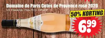 Dirk Domaine de Paris Cotes de Provence rose 2020 750ml aanbieding