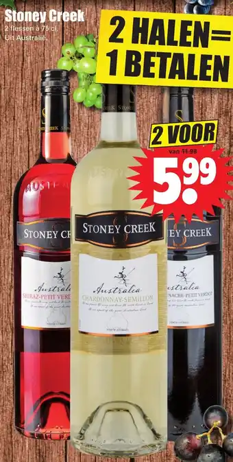 Dirk Stoney Creek Australische wijn 2*750ml aanbieding