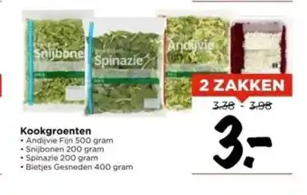 Vomar Voordeelmarkt Kookgroenten 2 zakken aanbieding