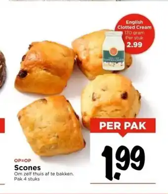 Vomar Voordeelmarkt Scones 4 stuks aanbieding