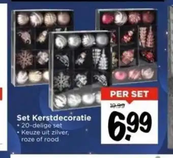 Vomar Voordeelmarkt Set Kerstdecoratie aanbieding