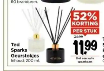 Vomar Voordeelmarkt Ted Sparks Geurstokjes 200 ml aanbieding