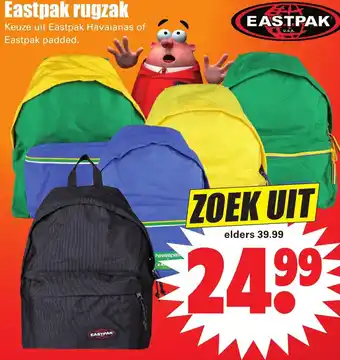 Dirk EASTPAK Rugzak aanbieding