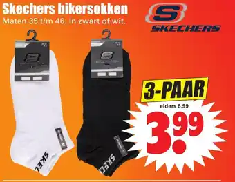 Dirk Skechers bikersokken mt. 35-46 3-pack aanbieding