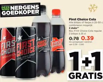 PLUS First choice cola aanbieding