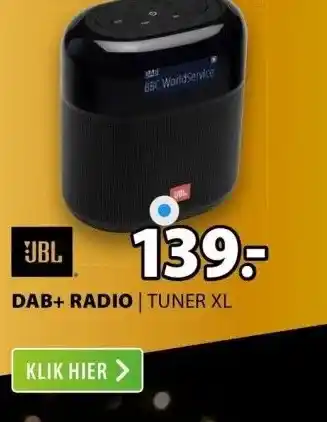 Expert Jbl dab+ radio | tuner xl aanbieding