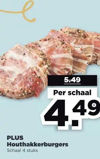 PLUS Plus houthakkerburgers aanbieding