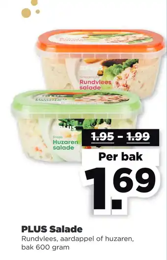 PLUS Plus salade aanbieding