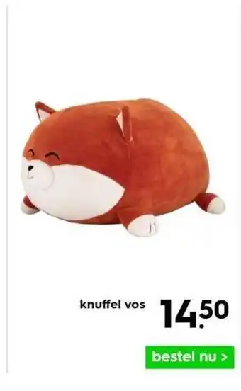 HEMA Knuffel vos aanbieding