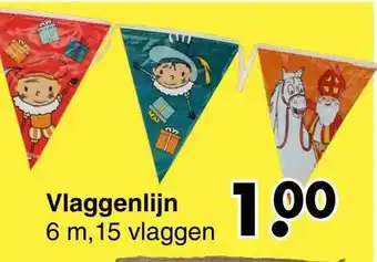 Wibra Vlaggenlijn aanbieding