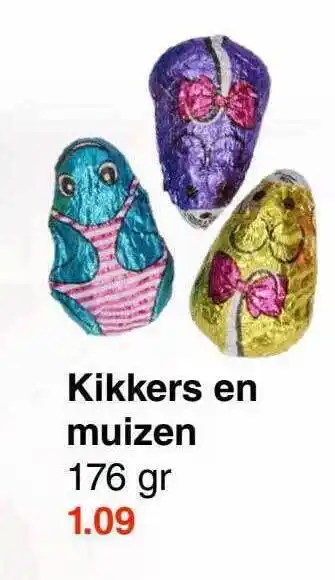 Wibra Kikkers en muizen aanbieding